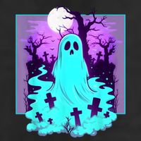 Ghost Graveyard Pastel Goth Cute Spooky Halloween Aesthetic Hat