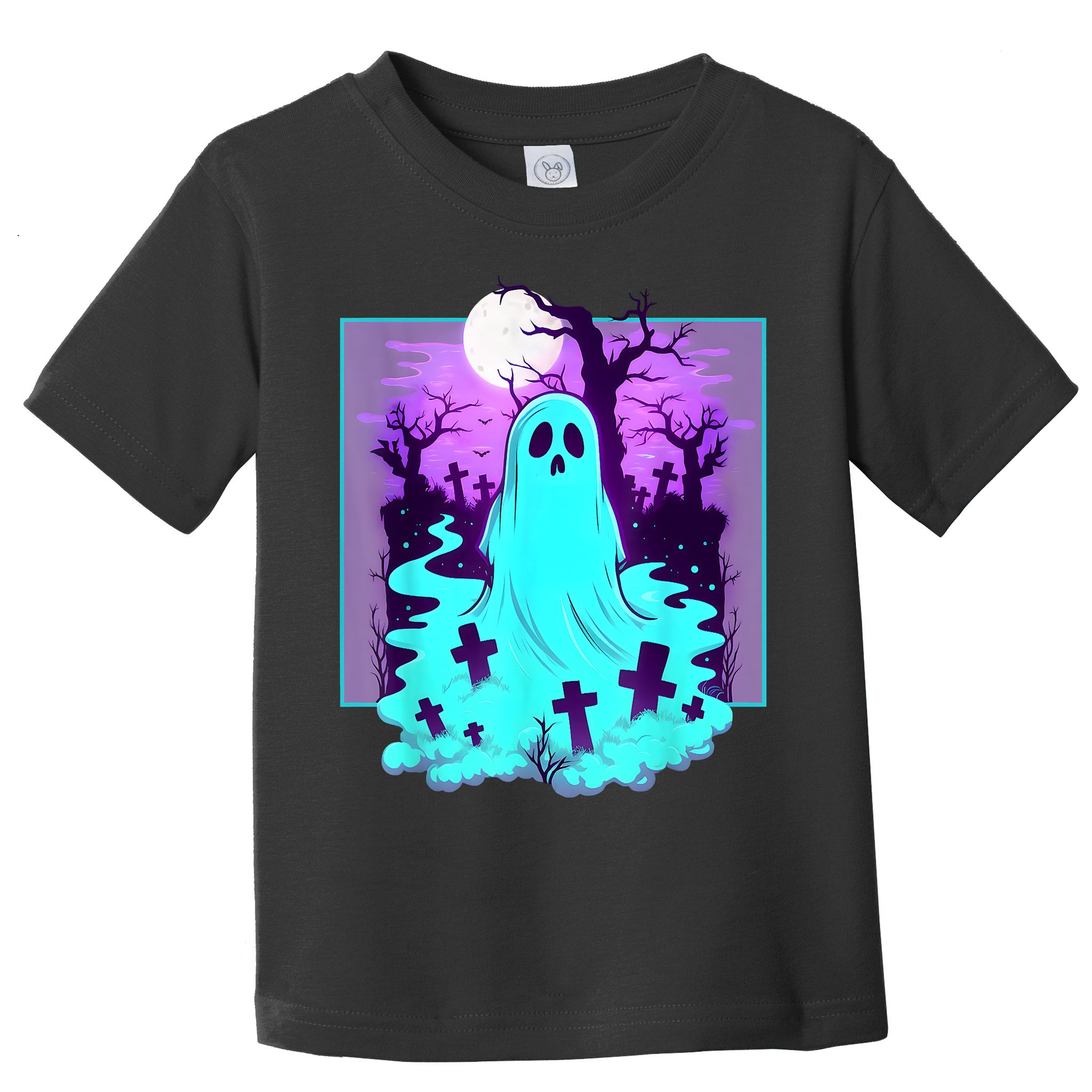 Ghost Graveyard Pastel Goth Cute Spooky Halloween Aesthetic Toddler T-Shirt