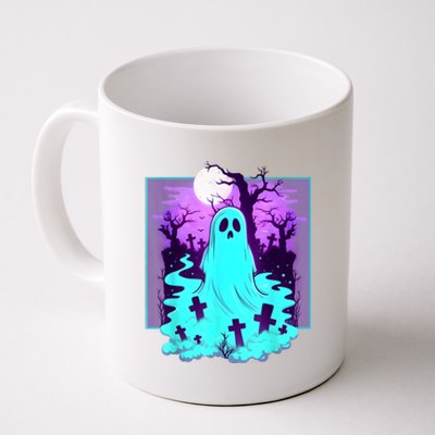 Ghost Graveyard Pastel Goth Cute Spooky Halloween Aesthetic Coffee Mug