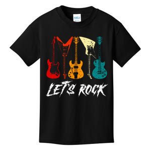 Guitarist Guitar Player Rock Music Lover Guitar Kids T-Shirt