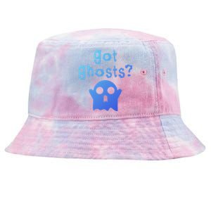 Got Ghosts Paranormal Gift Tie-Dyed Bucket Hat