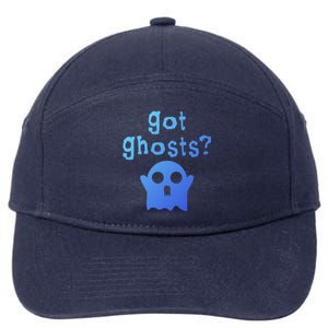 Got Ghosts Paranormal Gift 7-Panel Snapback Hat