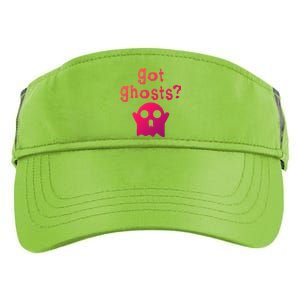 Got Ghosts Paranormal Gift Adult Drive Performance Visor