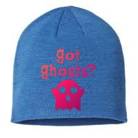 Got Ghosts Paranormal Gift Sustainable Beanie