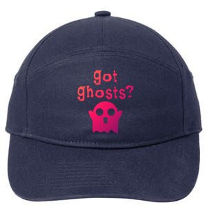 Got Ghosts Paranormal Gift 7-Panel Snapback Hat