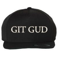 Git Gud Parody Wool Snapback Cap