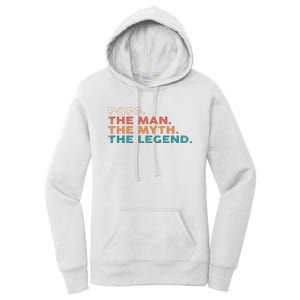 Grandpa Gift Pops The Man The Myth The Legend Fathers Day 80 Women's Pullover Hoodie