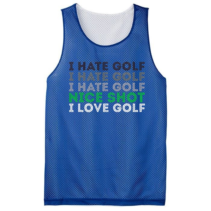 Golfer Golfing Player Funny Golf Club Tournament Lover Mesh Reversible Basketball Jersey Tank