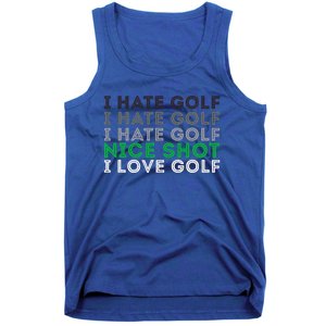 Golfer Golfing Player Funny Golf Club Tournament Lover Tank Top