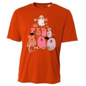 Groovy Ghost Peds Boo Crew Halloween Cute Boo Cool Gift Cooling Performance Crew T-Shirt