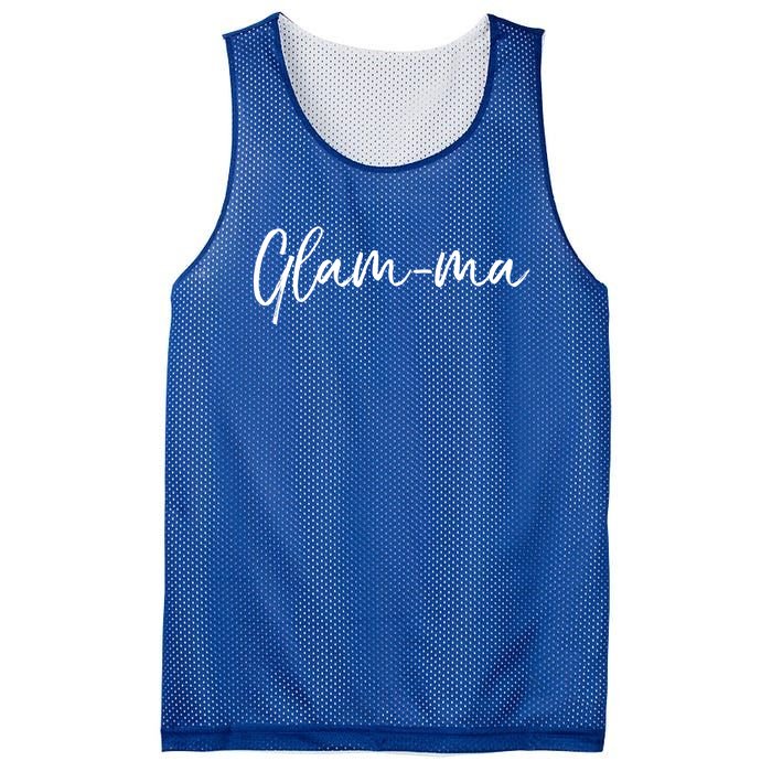 Glamorous Grandma Pun Grandmother Gift From Grand Glamcute Giftma Gift Mesh Reversible Basketball Jersey Tank