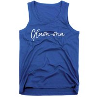 Glamorous Grandma Pun Grandmother Gift From Grand Glamcute Giftma Gift Tank Top