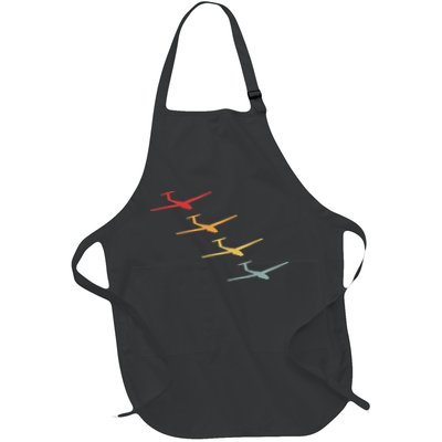 Glider Gliding Plane Retro Sailplane Flying Pilot Aviation Apron