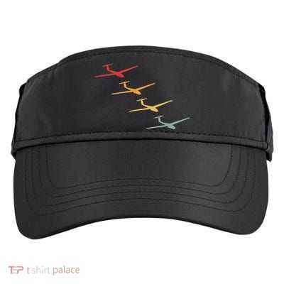 Glider Gliding Plane Retro Sailplane Flying Pilot Aviation Adult Drive Performance Visor
