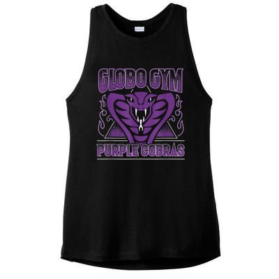 Globo Gym Purple Cobras Ladies PosiCharge Tri-Blend Wicking Tank