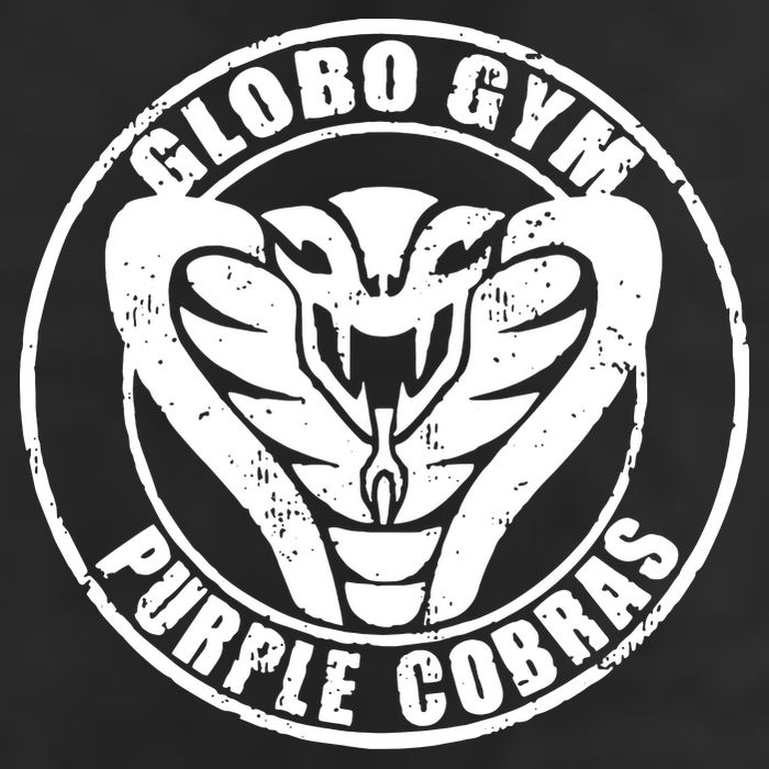 Globo Gym Purple Cobras 7 Panel Mesh Trucker Snapback Hat