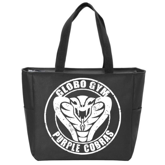 Globo Gym Purple Cobras Zip Tote Bag