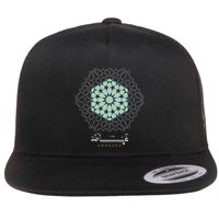 Granada Geometric Pattern Tutorial Flat Bill Trucker Hat