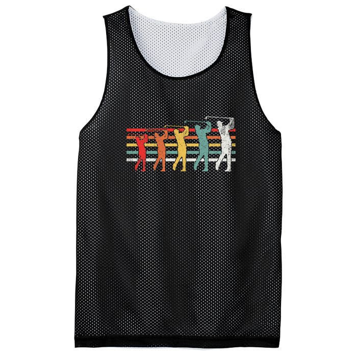 Golfing Golf Player Golfers Gift For Dad Father's Day Mesh Reversible Basketball Jersey Tank