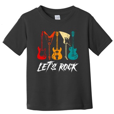 Guitarist Guitar Player Rock Music Lover Guitar Toddler T-Shirt