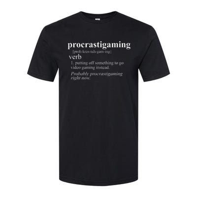 Gamer Gifts Procratigaming Video Gaming Softstyle CVC T-Shirt