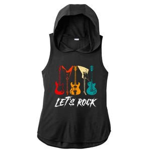 Guitarist Guitar Player Rock Music Lover Guitar Ladies PosiCharge Tri-Blend Wicking Draft Hoodie Tank