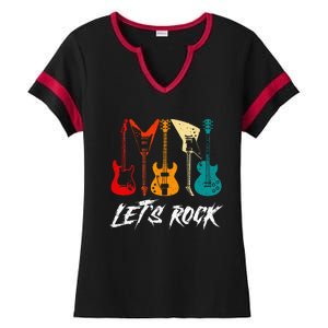 Guitarist Guitar Player Rock Music Lover Guitar Ladies Halftime Notch Neck Tee