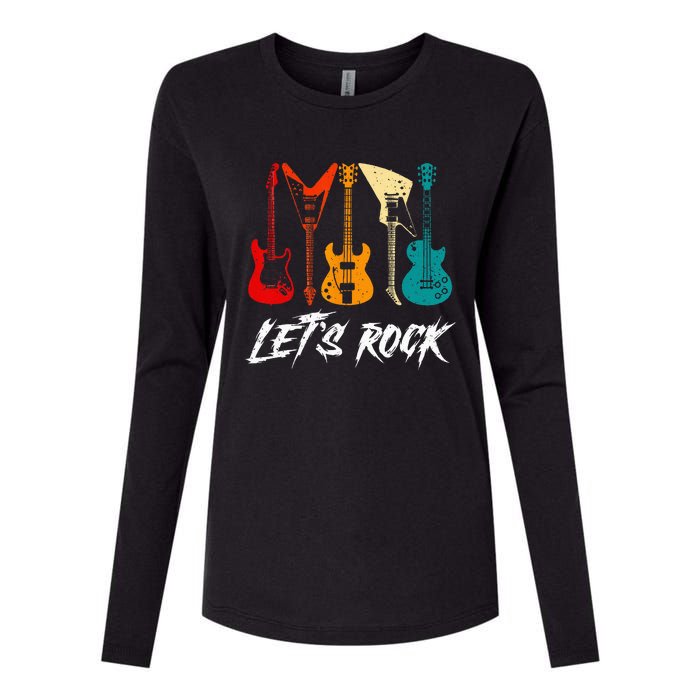 Guitarist Guitar Player Rock Music Lover Guitar Womens Cotton Relaxed Long Sleeve T-Shirt