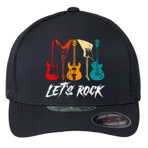 Guitarist Guitar Player Rock Music Lover Guitar Flexfit Unipanel Trucker Cap