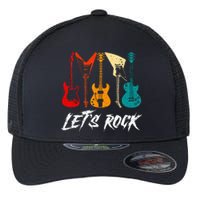 Guitarist Guitar Player Rock Music Lover Guitar Flexfit Unipanel Trucker Cap