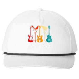 Guitarist Guitar Player Rock Music Lover Guitar Snapback Five-Panel Rope Hat