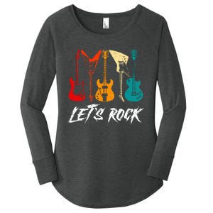 Guitarist Guitar Player Rock Music Lover Guitar Women's Perfect Tri Tunic Long Sleeve Shirt