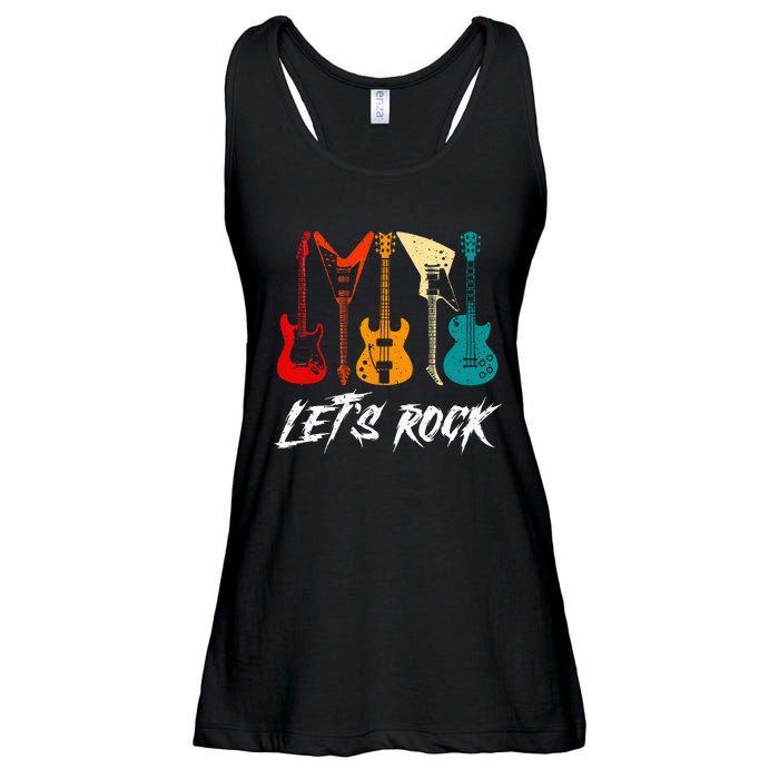 Guitarist Guitar Player Rock Music Lover Guitar Ladies Essential Flowy Tank