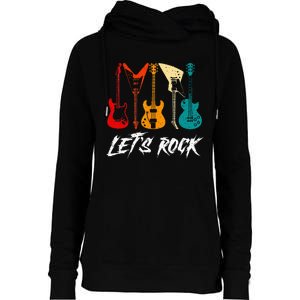 Guitarist Guitar Player Rock Music Lover Guitar Womens Funnel Neck Pullover Hood