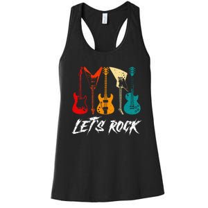 Guitarist Guitar Player Rock Music Lover Guitar Women's Racerback Tank