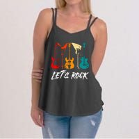 Guitarist Guitar Player Rock Music Lover Guitar Women's Strappy Tank