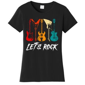 Guitarist Guitar Player Rock Music Lover Guitar Women's T-Shirt