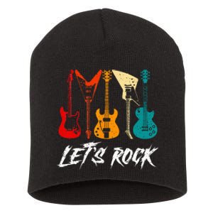 Guitarist Guitar Player Rock Music Lover Guitar Short Acrylic Beanie