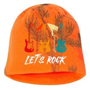 Guitarist Guitar Player Rock Music Lover Guitar Kati - Camo Knit Beanie