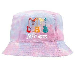 Guitarist Guitar Player Rock Music Lover Guitar Tie-Dyed Bucket Hat