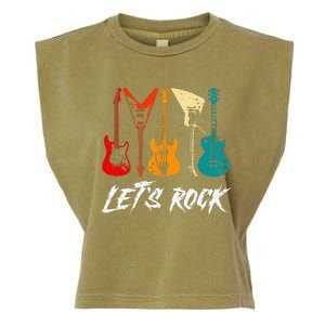 Guitarist Guitar Player Rock Music Lover Guitar Garment-Dyed Women's Muscle Tee