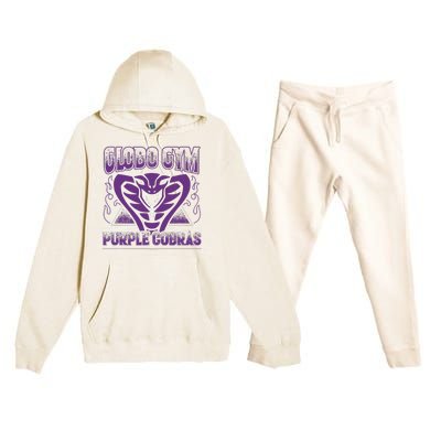 Globo Gym Purple Cobras Premium Hooded Sweatsuit Set