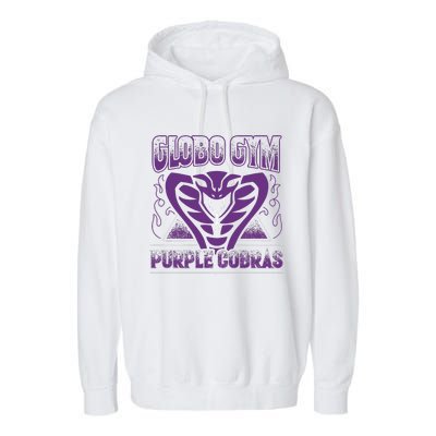 Globo Gym Purple Cobras Garment-Dyed Fleece Hoodie