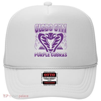 Globo Gym Purple Cobras High Crown Mesh Back Trucker Hat