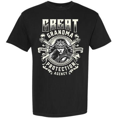 Great Grandma Protection Agency Always Watching Garment-Dyed Heavyweight T-Shirt