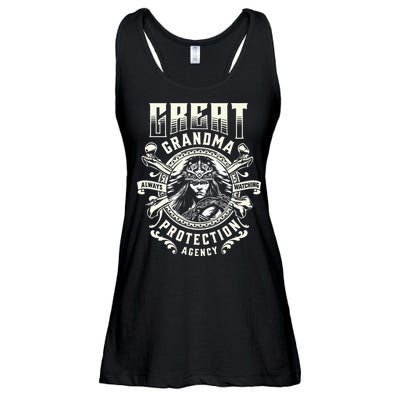 Great Grandma Protection Agency Always Watching Ladies Essential Flowy Tank