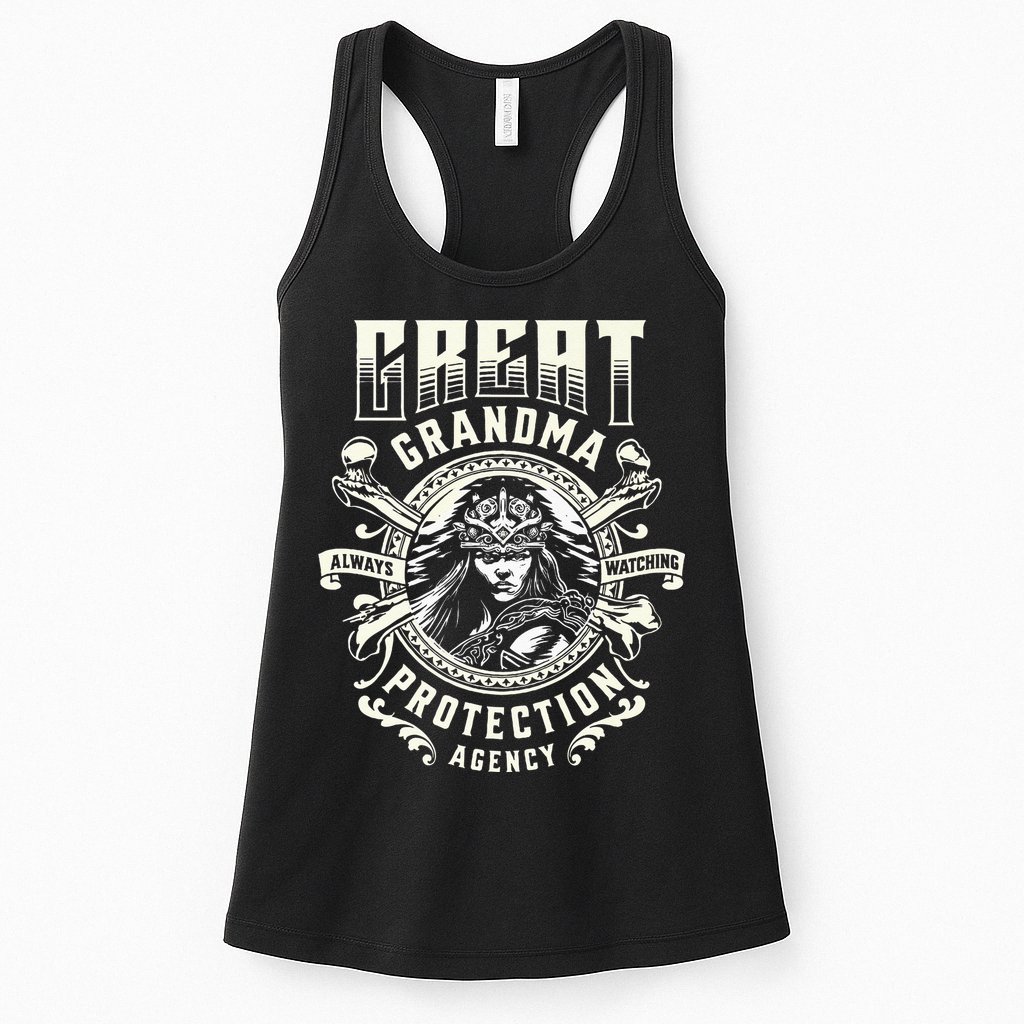 Great Grandma Protection Agency Always Watching Womens Tank Top