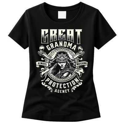 Great Grandma Protection Agency Always Watching Womens T-Shirt