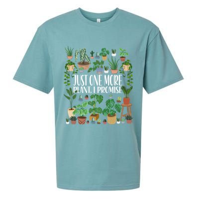 Gardening Gardener Potted Just One More Plant I Promise Meaningful Gift Sueded Cloud Jersey T-Shirt