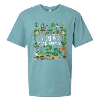 Gardening Gardener Potted Just One More Plant I Promise Meaningful Gift Sueded Cloud Jersey T-Shirt